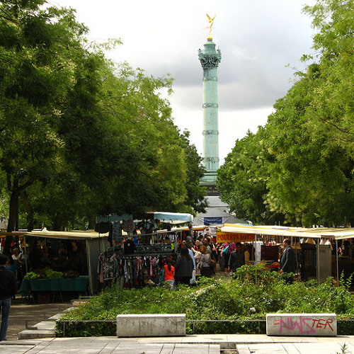 Bastille Market, Paris, France