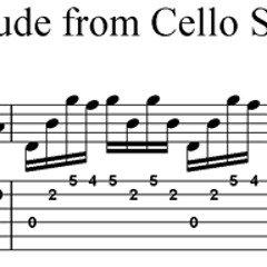Prelude from JS Bach Cello Suite No.1