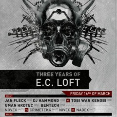 CrimeTekk vs NoVex - THREE YEARS EC LOFT 16.03.2012 (4 Decks + 2 Mixer)
