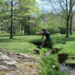 to jump a creek