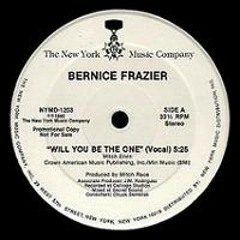 "Will You Be The One" (Original Mix) Bernice Frazier (1985) - Producer: Mitch Race