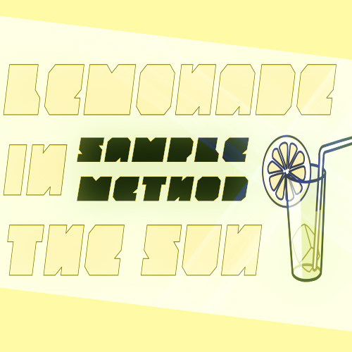 Lemonade In The Sun