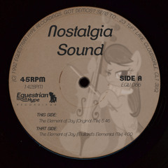 Nostalgia Sound - The Element of Joy (Original Mix)