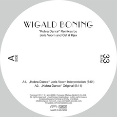 Wigald Boning | "Kobra Dance" (Joris Voorn Remix)