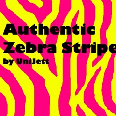 Authentic zebra stripes