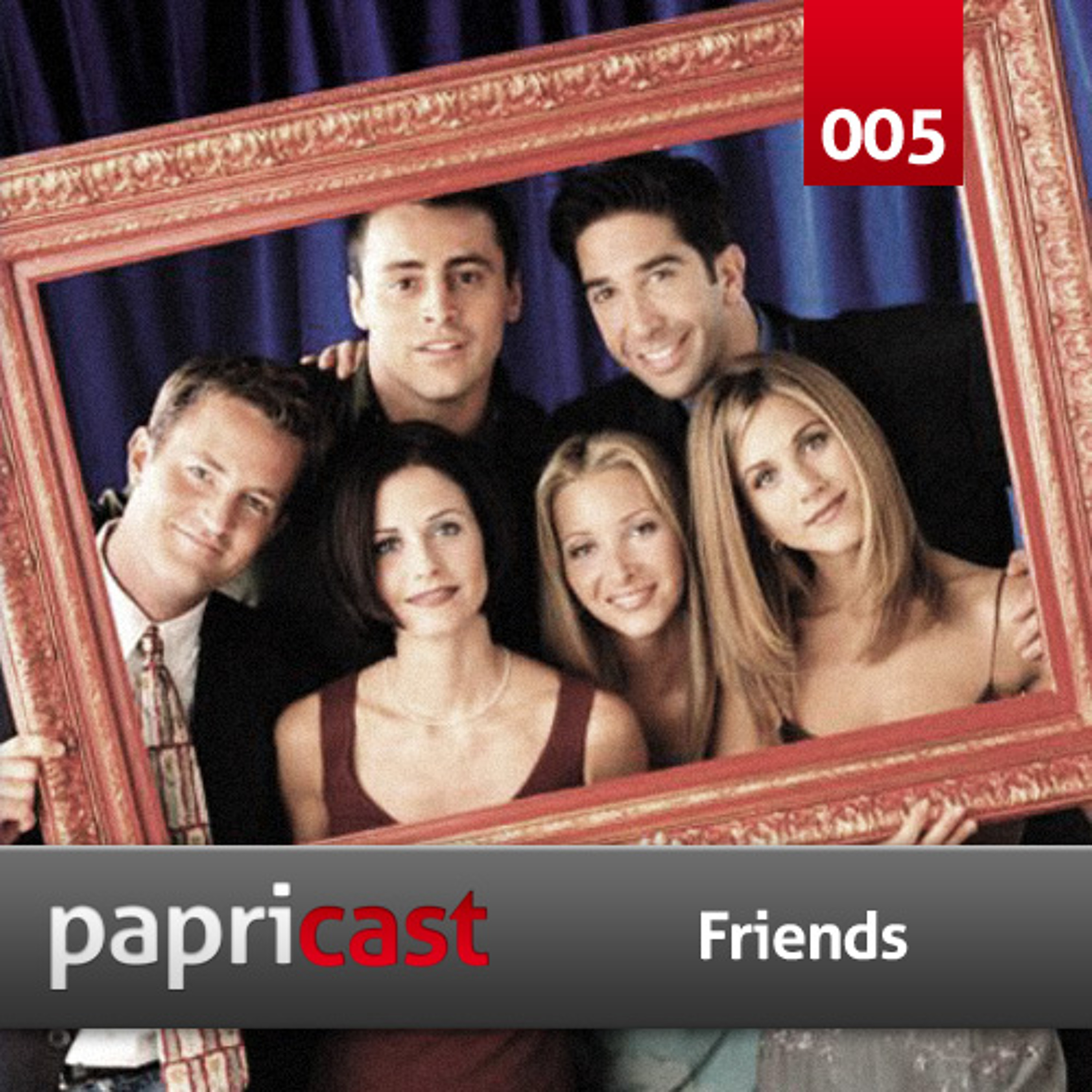 Papricast 005 /// Friends episode artwork