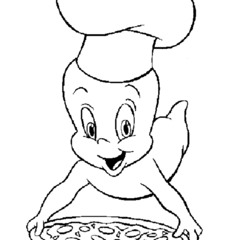 Justine the friendly ghost