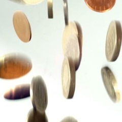 Loose Change On The Table Top Drop
