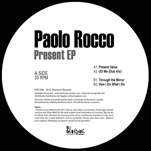 U O Me Dub Mix Sharivari Records By Paolo Rocco