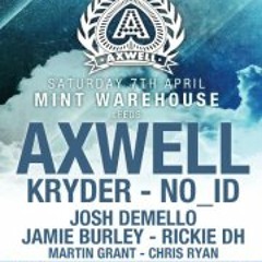 Kryder Live - Axwell UK Tour Mint Warehouse - Leeds