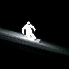Glowing Man (L.E.D SNOWBOARDER)