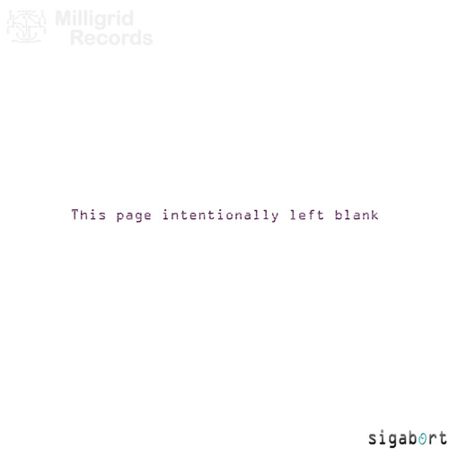 This page intentionally left blank - Milligrid Records July 31, 2012