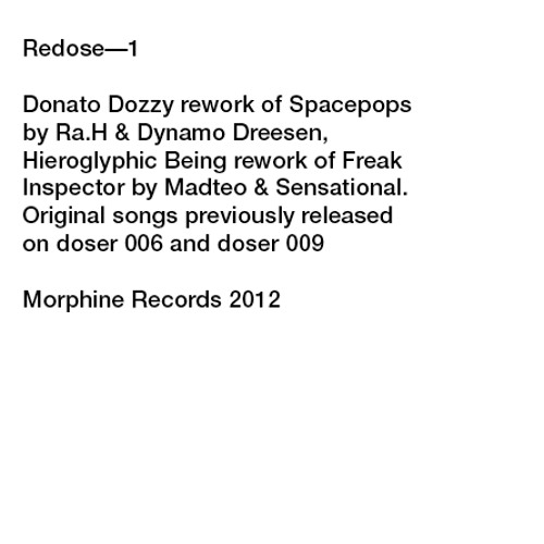 Ra.H, Dynamo Dreesen - Spacepops (Donato Dozzy Remix) - Preview