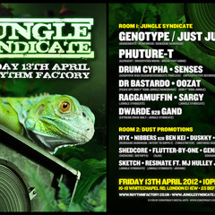 MIX: Phuture-T Live @ Jungle Syndicate London 13-04-12 alternative links inside