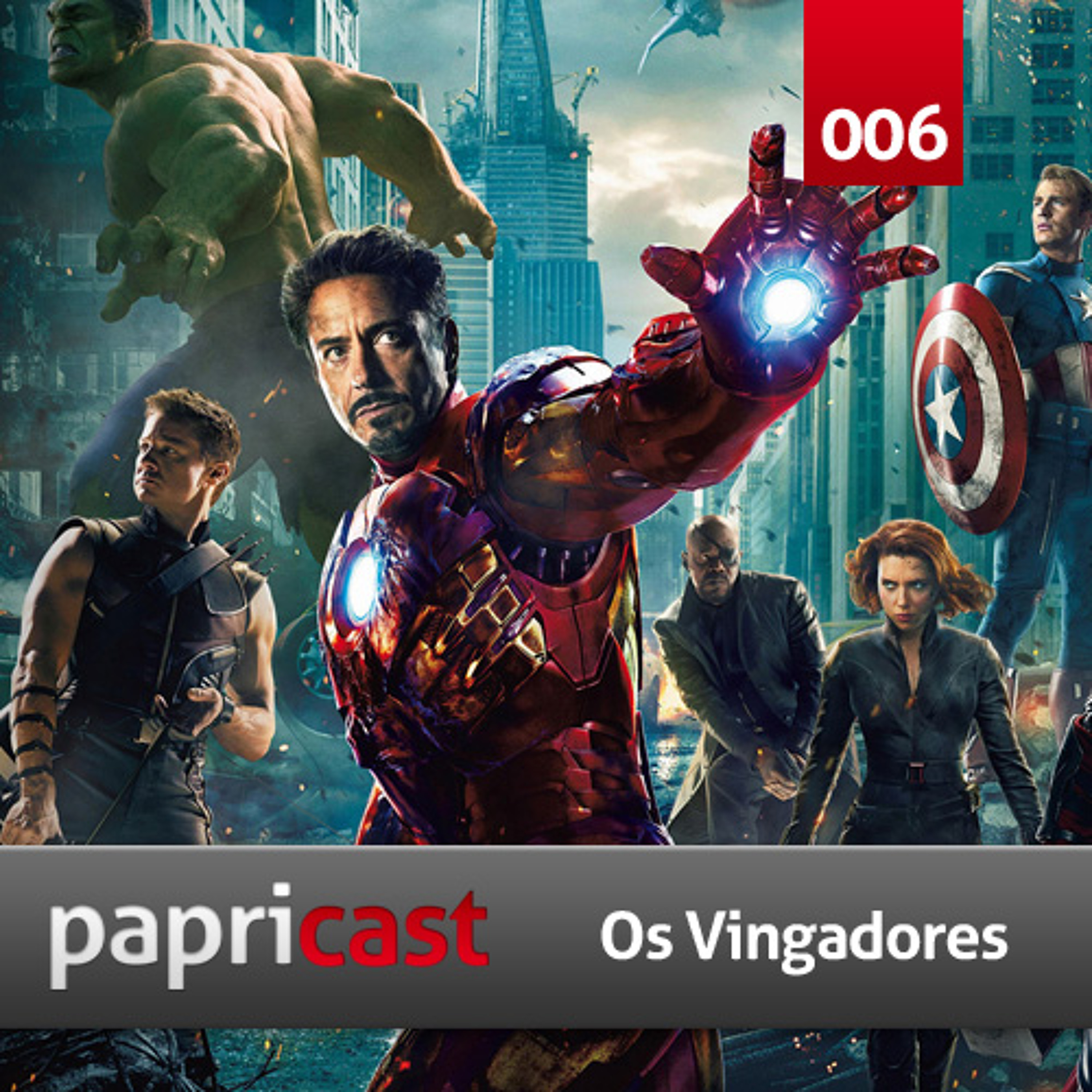 Papricast 006 /// Vingadores episode artwork