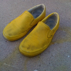 yellow shoes
