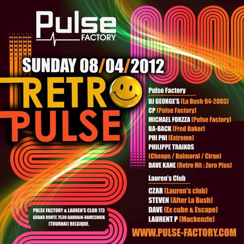 Cedric Piret (CP) @ Pulse Factory (BE) - Retro Pulse - 08-04-2012