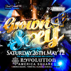 CLASSIC FUNKY HOUSE - GROWN & SEXY - Sat 26th May @ Revolution (AmericaSq Tower Hill) EC3N 2LS