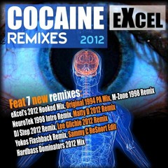DJ Excel's - Cocaine - Hard Bass Dominators Reverse bass Remix ( Preview ) ONLY on Atomic Digital..