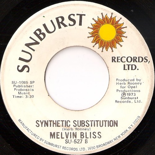 Melvin Bliss - Synthetic Substitution