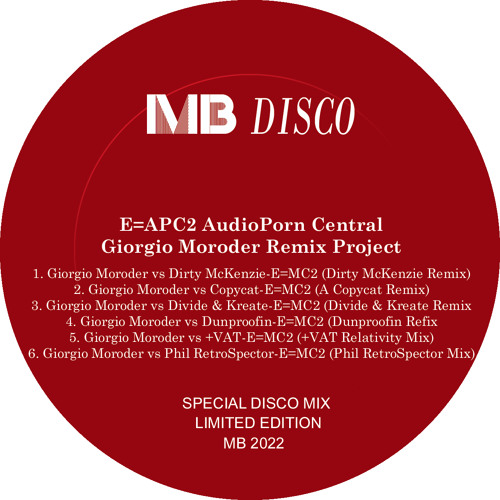 Giorgio Moroder vs Dunproofin - E=MC2 (Dunproofin' Refix) - 96kbps