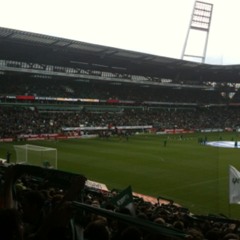 Werder Bremen starting 11 at Weser-Stadion