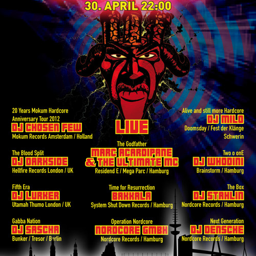 DJ Milo @ Nordcore ::: 30.04.2012 Edelfettwerk Hamburg