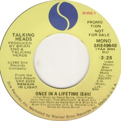 Talking Heads - Once In A Lifetime (Boat Drinks! Re-Edit)
