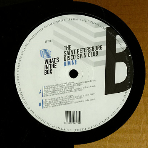 Saint Petersburg Disco Spin Club & Eleonora — B1 Divine (Mario Basanov Dub) — WITB001 12"