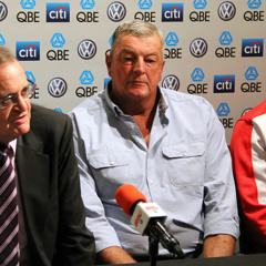 Sydney Swans deputy chairman Andrew McMaster, Barry Round & Jarrad McVeigh