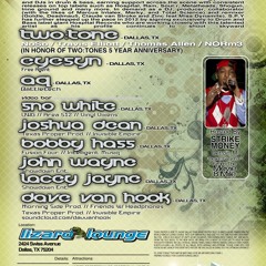 Counter Surveillance @ The Lizard Lounge (Dallas, Texas)Dj Dave Van Hook-05-18-12