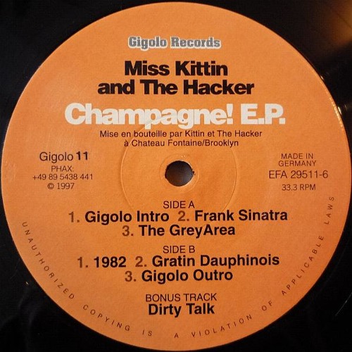 Stream Kittin | Listen to with The Hacker: Champagne! EP playlist