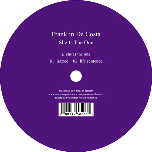 Franklin De Costa - She Is The One Ep - Mule Musiq 150 (preview) Out now!