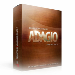 8Dio Adagio Violins Vol. 1: "Ensemble Loure & Solo Violin Legato + Bonus Phrases" by Troels Folmann