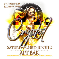 ♪ New RnB : Hip Hop / Bashment Mix ♪ CRYSTAL - Sat 23rd June