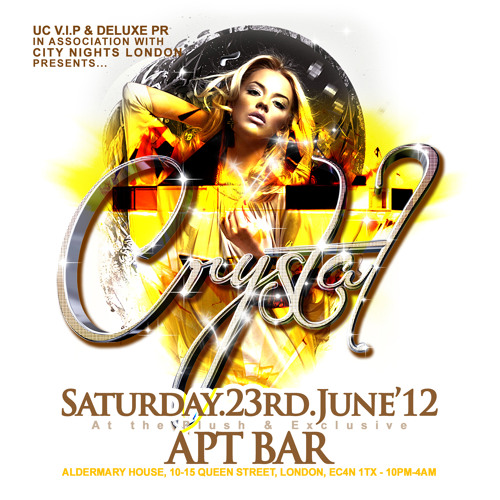 ♪ New RnB : Hip Hop / Bashment Mix ♪ CRYSTAL - Sat 23rd June