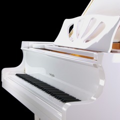 Second Hand White Baby Grand