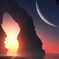 water with a desert tone