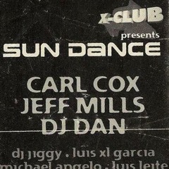 Carl cox - live @ X-CLUB sun dance, kadoc club,01-04-1999