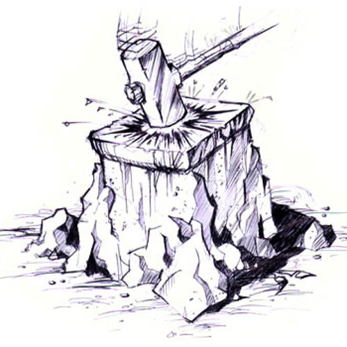 Наковальня рисунок карандашом