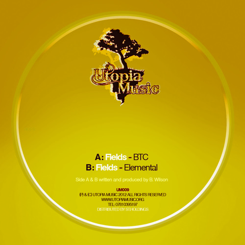 Fields - Elemental (Utopia Music 009 AA) OUT NOW!!