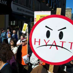 Protest At The Hyatt