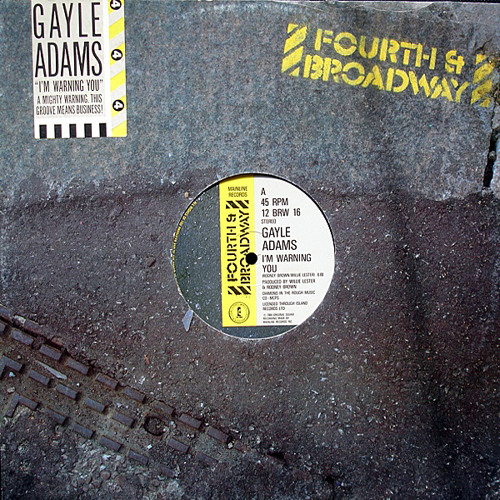 Gayle Adams - I'm Warning You (Quick edit) - 12A - 108.3