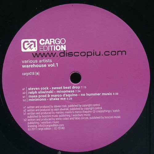 Steven Cock - Sweet Beat Drop - Cargo Edition Warehouse Vol.1