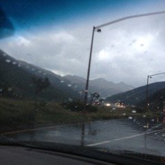 Driving over the rocky mountains at I70 w
