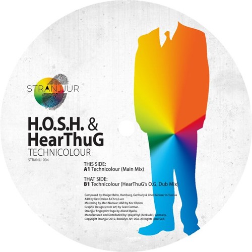 H.O.S.H. & HearThuG - Technicolour (Main Mix) - Snippet - [Stranjjur imprint] - Out 09.08.2012