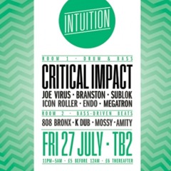 CRITICAL IMPACT @ INTUITION // TIMBUK2 27/07/12