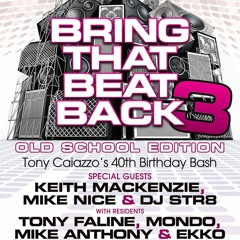 BRING THAT BEAT BACK 2 AT RHYTHM NIGHTCLUB