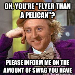 Flyer Then A Pelican