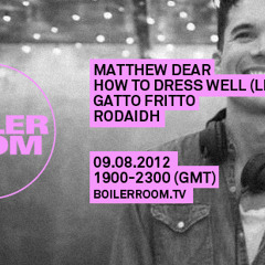 Matthew Dear 40 min Boiler Room DJ Set